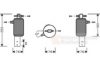 VAN WEZEL 0600D079 Dryer, air conditioning